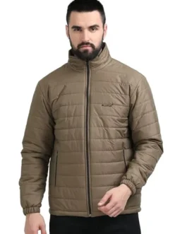 Plutus Men Solid Bomber Jacket