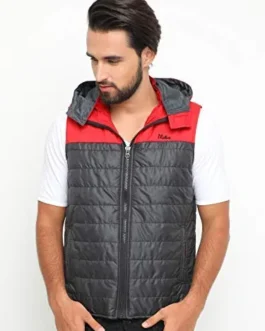 Plutus Hooded Sleeveless Padded Jacket