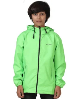Plutus Kids Full Sleeve  Jacket – Green