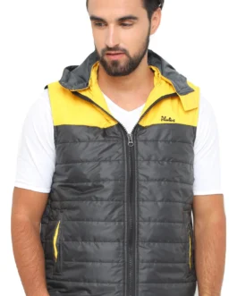 Plutus Hooded Sleeveless Padded Jacket