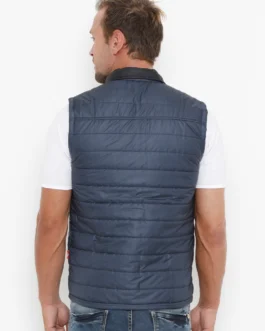 Plutus Hooded Sleeveless Padded Jacket
