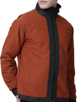 Plutus Men Colorblock Bomber Jacket