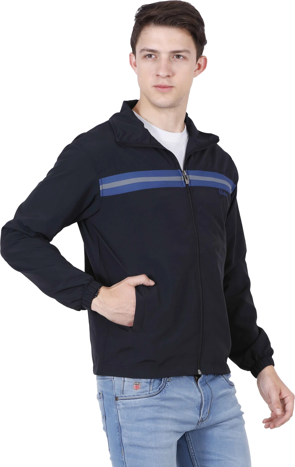 PLUTUS Men Solid Sports Jacket - Image 3