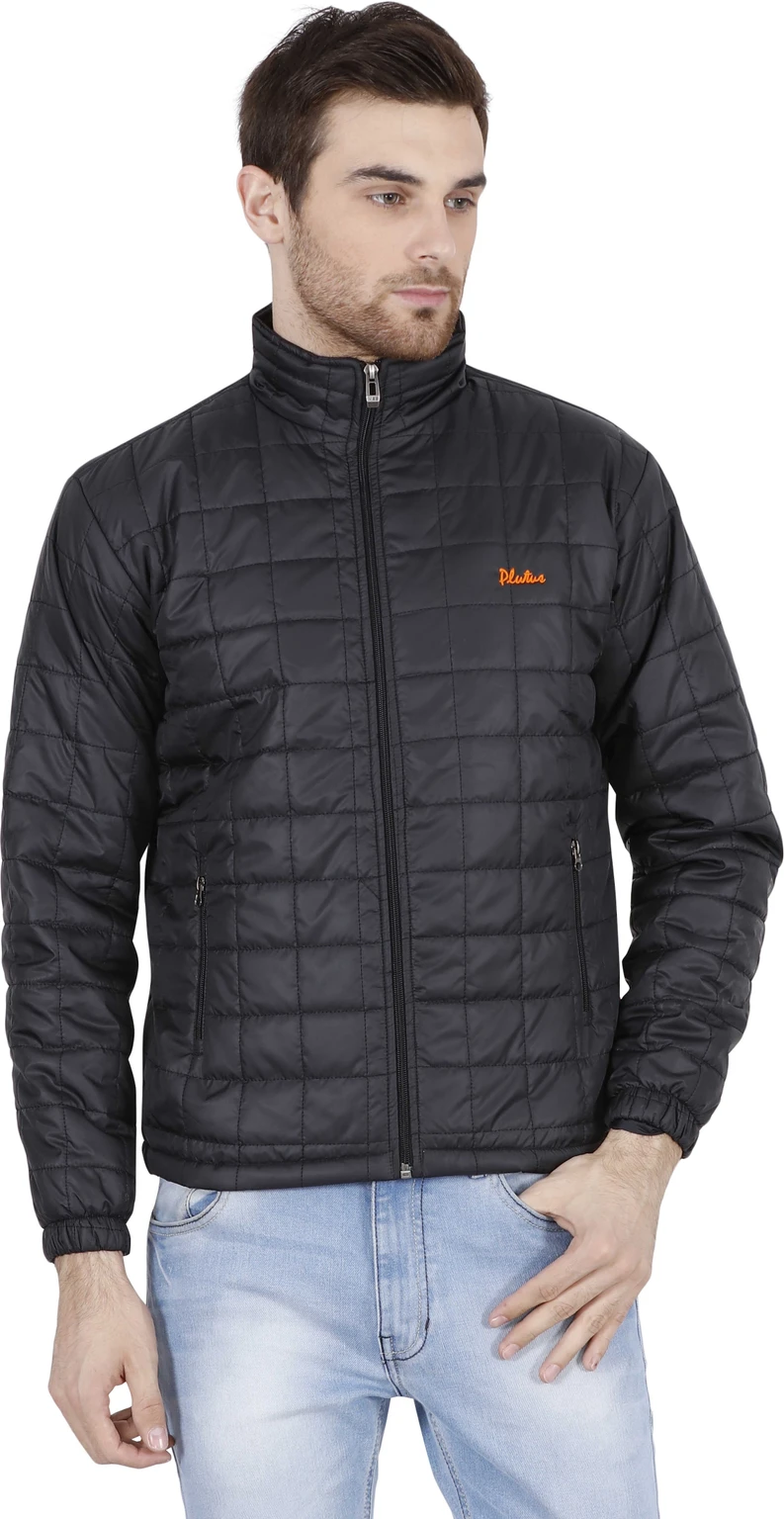 Plutus Men Solid Bomber Jacket