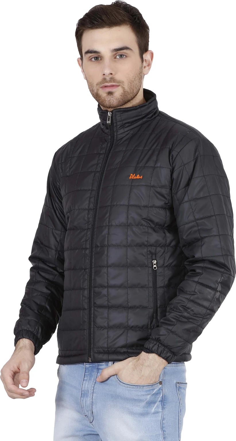 Plutus Men Solid Bomber Jacket - Image 2