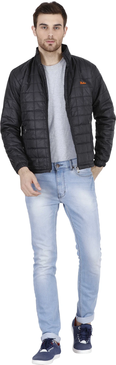 Plutus Men Solid Bomber Jacket - Image 4