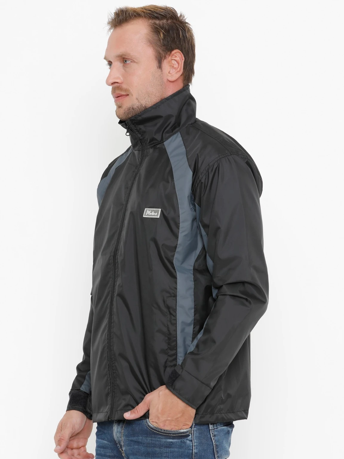 PLUTUS Men Solid Sports Jacket - Image 2