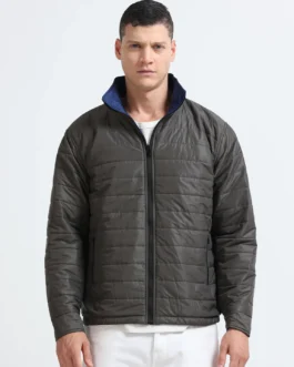PLUTUS Men Solid Bomber Jacket