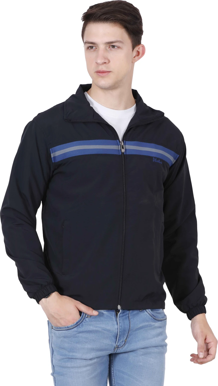 PLUTUS Men Solid Sports Jacket